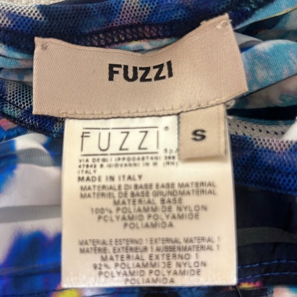 Fuzzi by Jean Paul Gaultier Floral Striped Mesh Whimsigoth Midi Dress - Picture 6 of 6